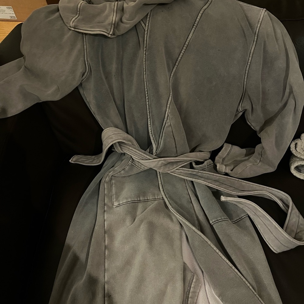 UGG Gray Hooded Robe